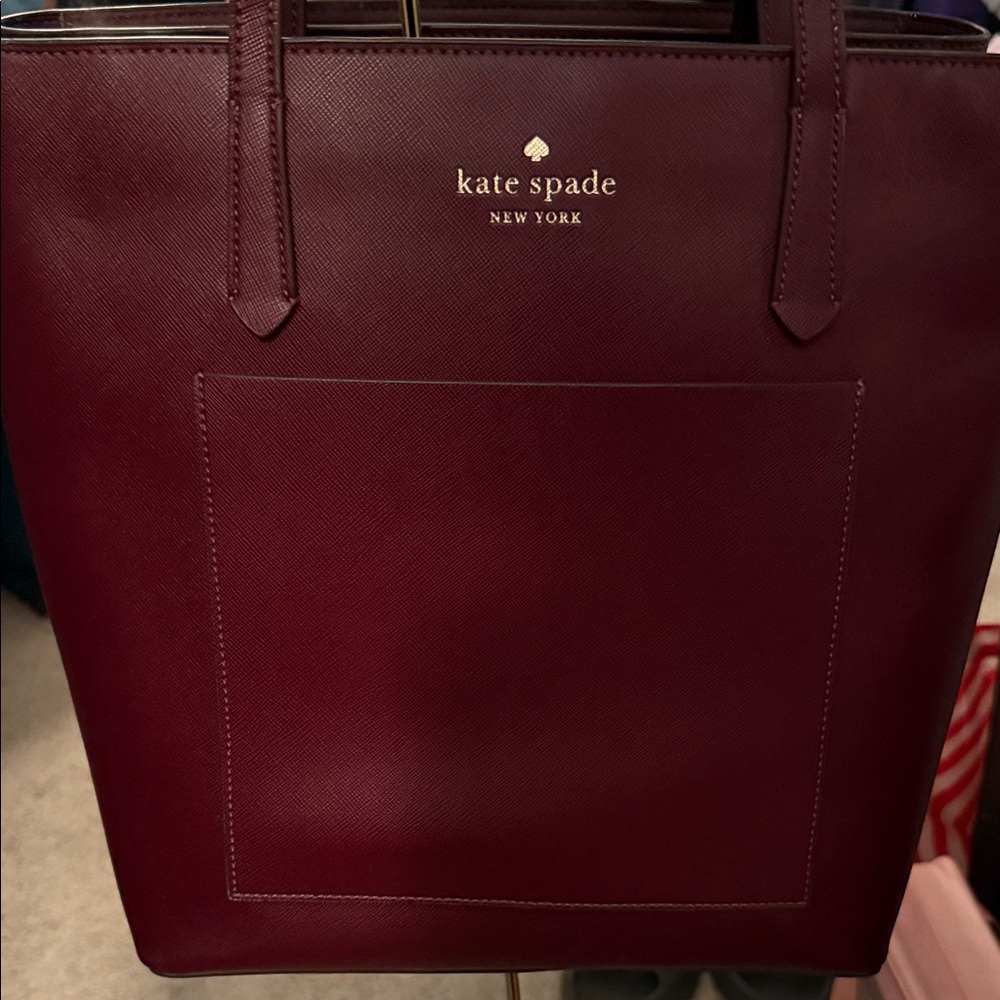 kate spade Deep Red Tote Bag